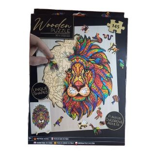 Obrázek z Puzzle dřevěné lev 145 dílků 